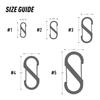 NITEIZE Sbiner Stainless Steel Carabiner #5 Black SB5-03-01 (Japanese Genuine