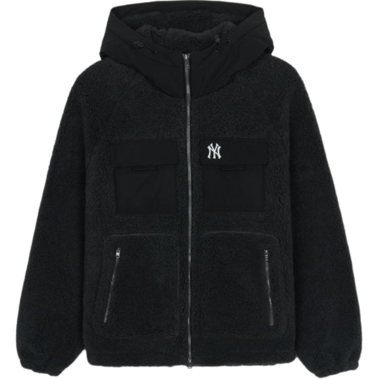 MLB Boston Red Sox Velvet feel Coat Unisex Black 3AFDB0146-50CGS S