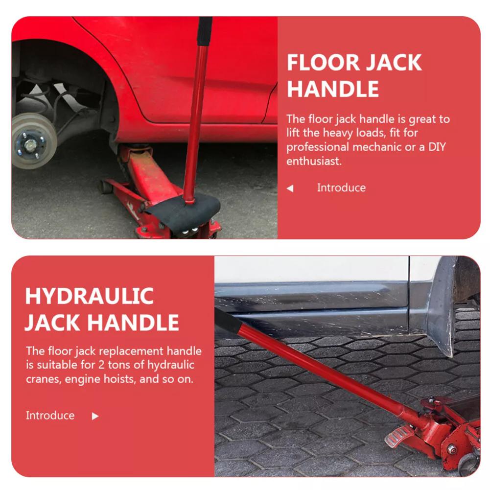 10 Ton Horizontal Hydraulic Jack Handle Replacement Heavy Duty Car Jack Lever Tube For Automotive Repair Parts Garage Work