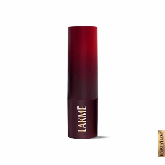 Rossetto opaco LAKMÉ Cushion Matte, Burgundy Bloom, finitura opaca vellutata confortevole e a lunga tenuta, rossetto cremoso opaco impermeabile e non seccante, 4,5 g