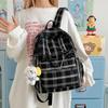 Zaino Scolastico Stile Giapponese Ins Campus Vintage a Quadri Zaino da Donna Autunno Inverno Ragazze Scuola Media Studenti Scuola Superiore Borsa Scolastica Zaino di Classe