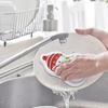 Household Cleaning Sponges Kitchen Cleaning Sponge Christmas Snow Dishwashing Cleaner Dish Cleaning Sponges for Pan Pot Bakeware