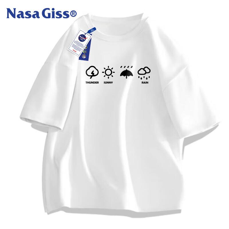 Мужская футболка NASA GISS из чистого хлопка с коротким рукавом 3XL
