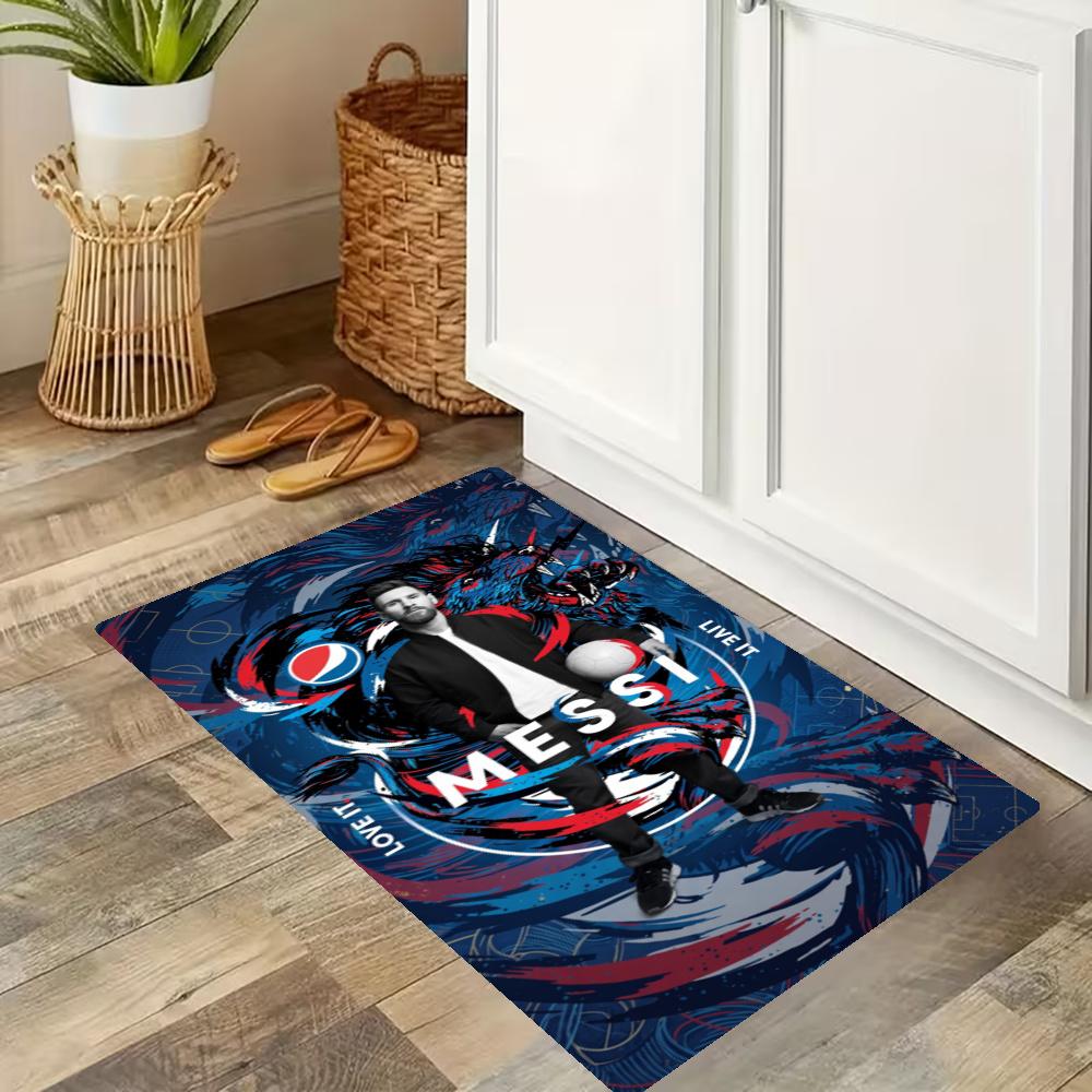 Messi Nonslip Kitchen Mat Floor Carpet Rug For Indoors Outdoors Home Decor Room Supplies Spring Decor