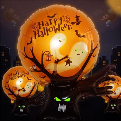 (Nikita) Halloweenské balony Potřeby pro party dekorace Halloween Mylar fólie Dýně Balónky pro Halloween Party dekorace Potřeby