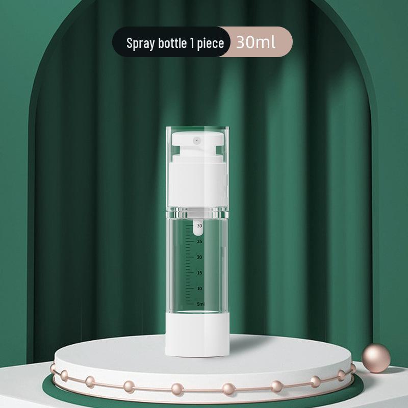 Portable Cosmetic Refill Bottles: 15ml, 30ml, 50ml Vacuum Press with Scale for Lotion and Spray