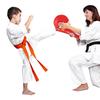 ST0001 PU Leather Red Children Taekwondo Boxing Hand Foot Pad Training Kicking Target AccessoryRed