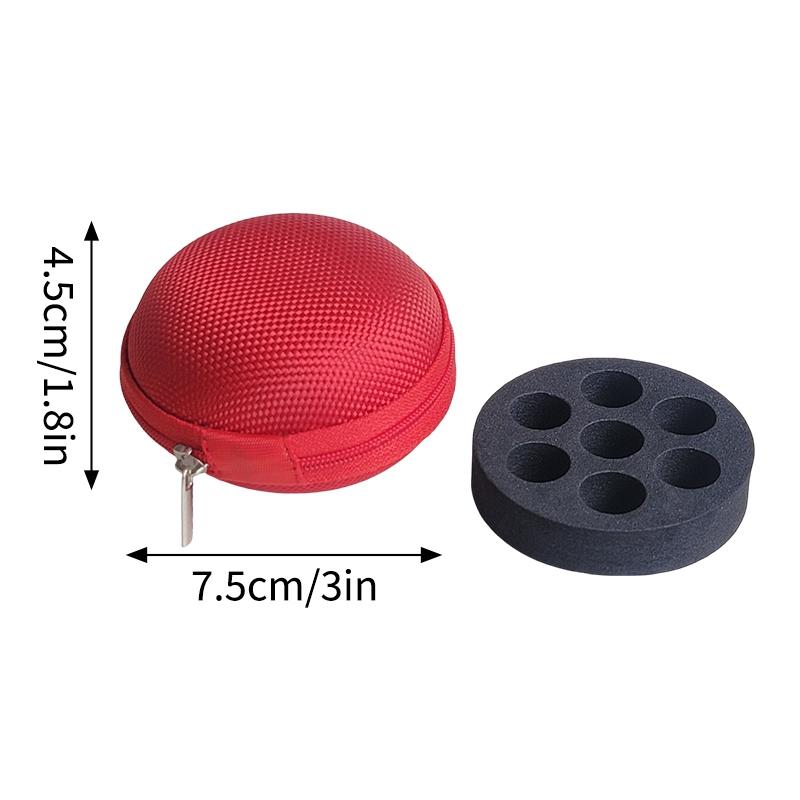 3ml 9-Slots Insulin Vial Storage Case Peptide Box Travel Protable Peptide Case EVA Vial Storage Bag Essential Oils Carrying Box