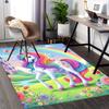 1pc Rainbow Unicorn Chair Mat - Anime Cartoon Design, Non-Slip Carpet for Office Chairs, Festive Gift, Suitable for Home Decor, Living Room, Bedroom,