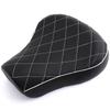 Motorcycle Black Front Driver Rider Solo Seat For Harley Sportster Iron XL 883 1200 Forty Eight Seventy Two Roadster 1983-2003