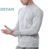 Light Gray Long Sleeve Zipper Cut Resistant Safety Clothing, Daily Wear Outdoor Work Jacket