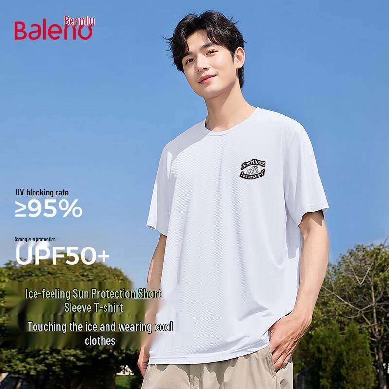 

Baleno Men s Ice-Cool Casual Short Sleeve T-Shirt 2XL