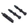 1.6in Tubeless Valve Stem French Type Aluminum Alloy Accessories for Road Bicycles Mountain BikesBlack