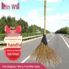 Outdoor Heavy-Duty Hard Bristle Brooms
