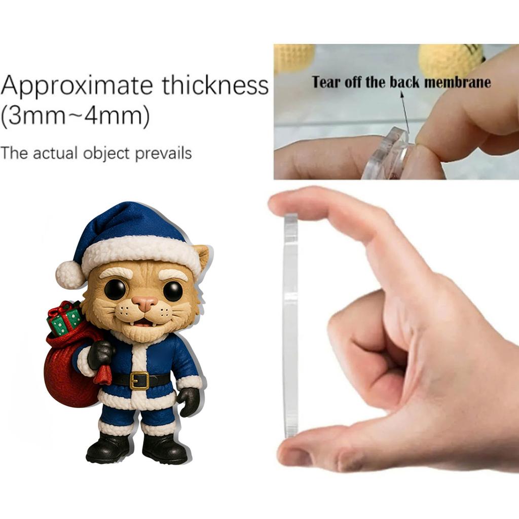 Adventskalender enthält 24 Weihnachtsdekorationen. Ankunftskalender Weihnachts-Countdown