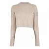 Jack Wills Womens/Ladies Tinsbury Cable Knit Cropped Sweater Top