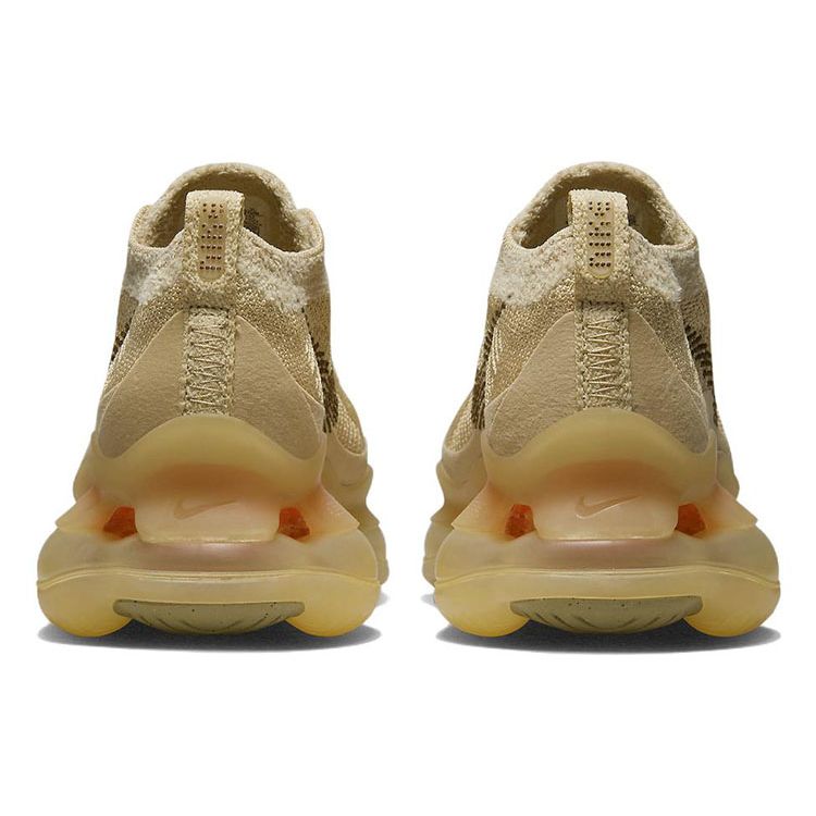 Nike  Air Max Scorpion Flyknit Sesame Women Sneakers Brown Coconut-Milk Wheat-Gold DJ4702-200