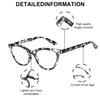 3pcs New Women Reading Glasses Retro Man Cat Eyes Anti Blue Light Eyeglasses Fashion Presbyopia Hyperopia Eyewear