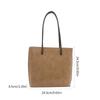 Womens Tote Bag Large Capacity Shopping Bag Girls Shoulder Bag Korean Style Handbags Fashion PU Leather Underarm Bag