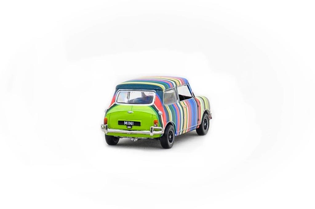 Toy East Tiny City Mini Cooper Art Car Stripe Finished Product HYP00004