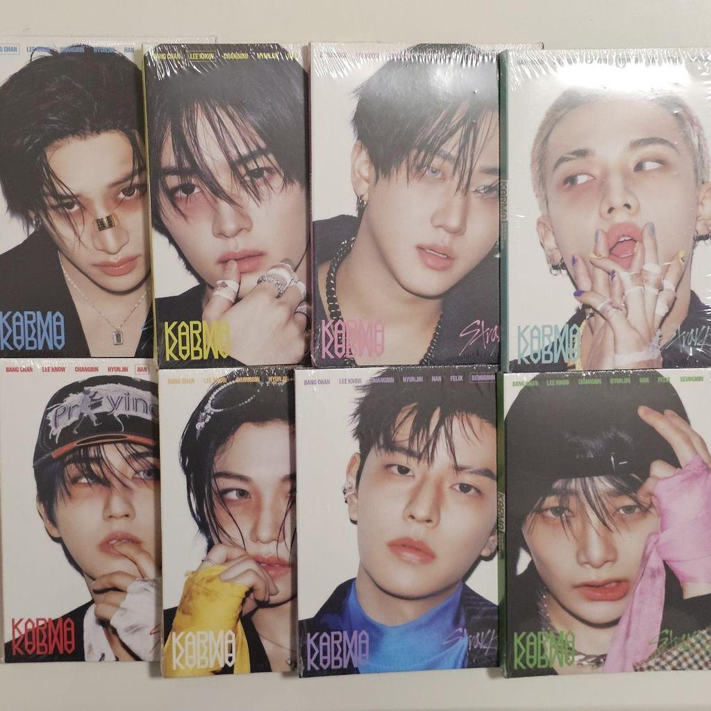 [USED] straykids KARMA accordion 8 pieces HMV