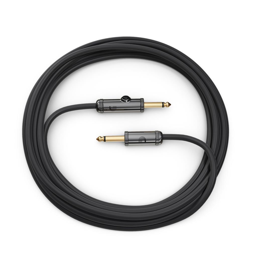 Shielded Cable Custom Series Circuit Breaker Cable with Momentary Mute Switch D'Addario (Guitar Shield) PW-AG-20 (6.1m S-S) []