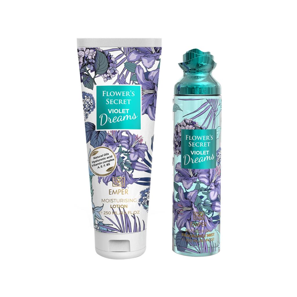 Set Flower'S Secret Fragrance 250 Ml Body Mist + 250 Ml Body Lotion