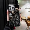 Sensemann Totenkopf Skelett Pistole Stoßfeste Handyhülle für iPhone 17 Air 16 16E 15 Pro Max 14 Plus 13 Mini 12 Rückseite Anti-Fall-Schutz