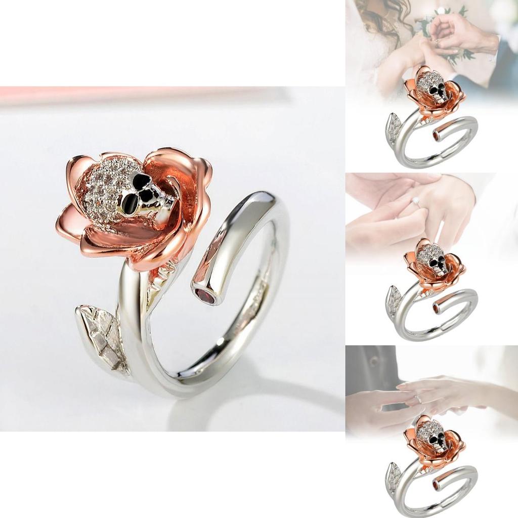 Fashionable Plated Copper Ring With Glittering Zircon Perfect For Men And Women