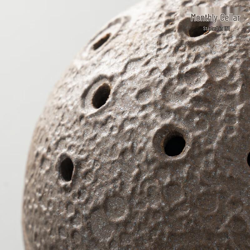 Brûleur d'encens en céramique lunaire de la poterie Yueji