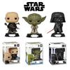 3.9in Funko Pop Star Wars Darth Vader Master Yoda Figures Toy Kids Gift Decor