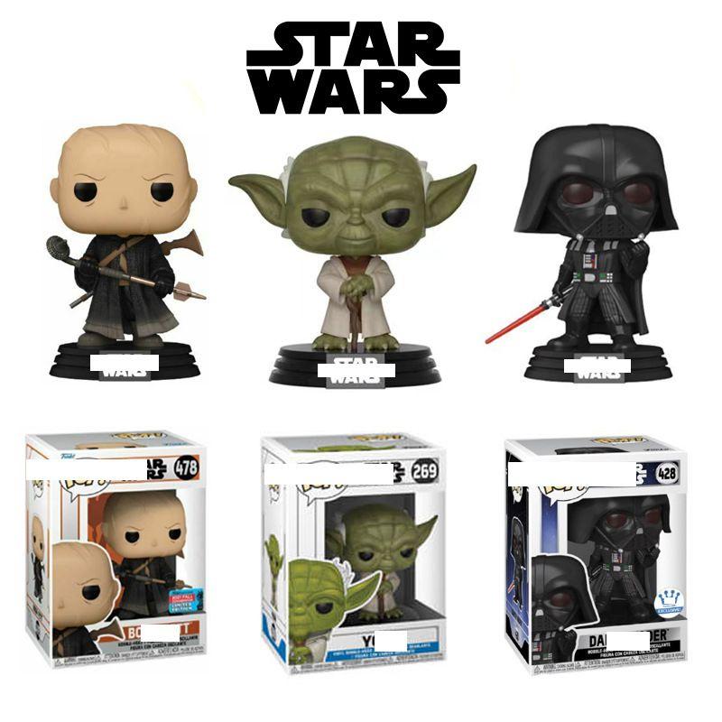 3.9in Funko Pop Star Wars Darth Vader Master Yoda Figures Toy Kids Gift Decor