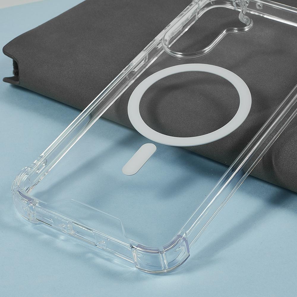 For Samsung Galaxy A36 5G Clear Phone Case Compatible with MagSafe 1.5mm Shockproof Back Cover