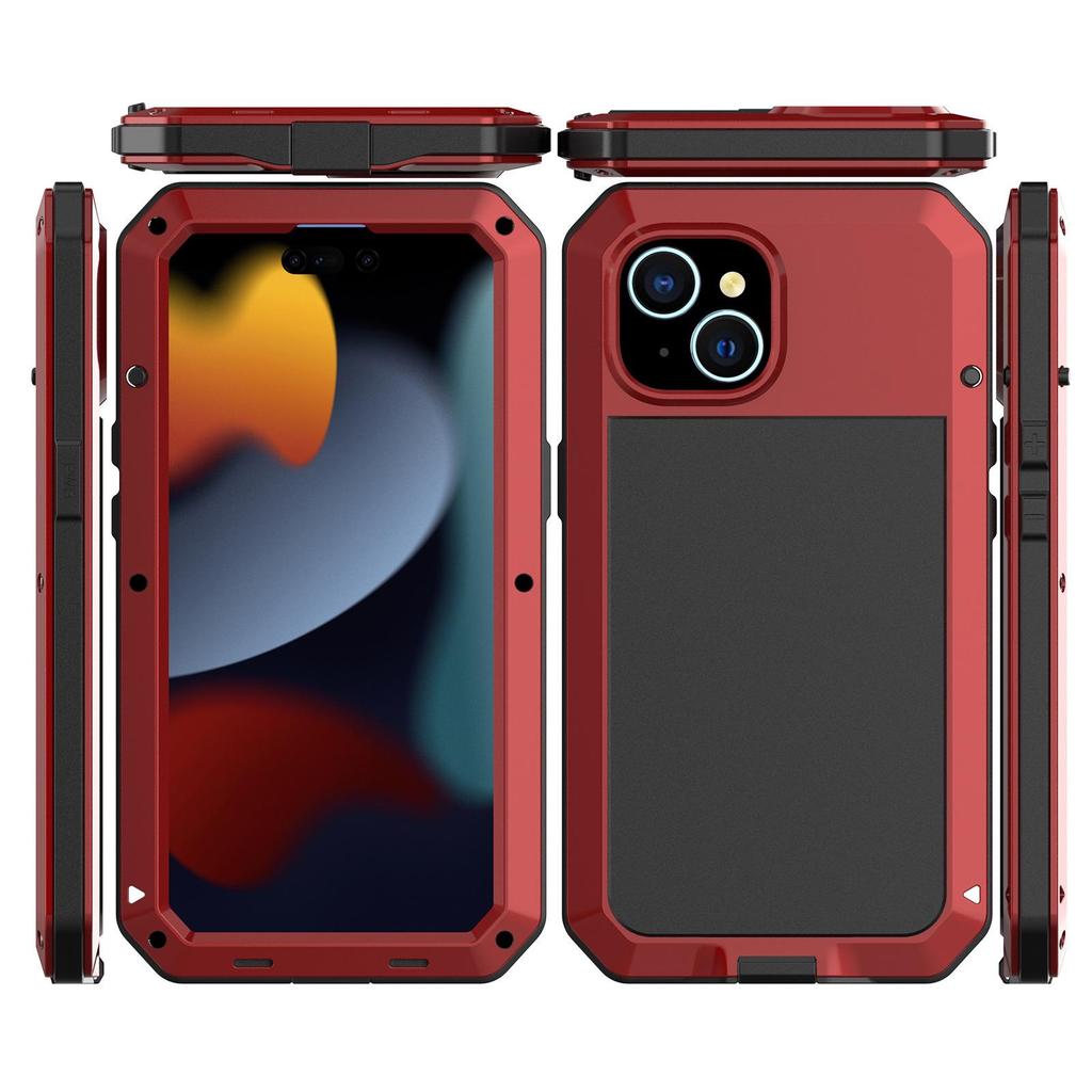 Apple 16 Three-Proof Metal Tank Phone Case for iPhone 15 Pro Max - Drop-Proof, Dust-Proof, Sealed Protection