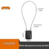 Helmet D-Type Universal Combination Lock for Bikes and Motorcycles