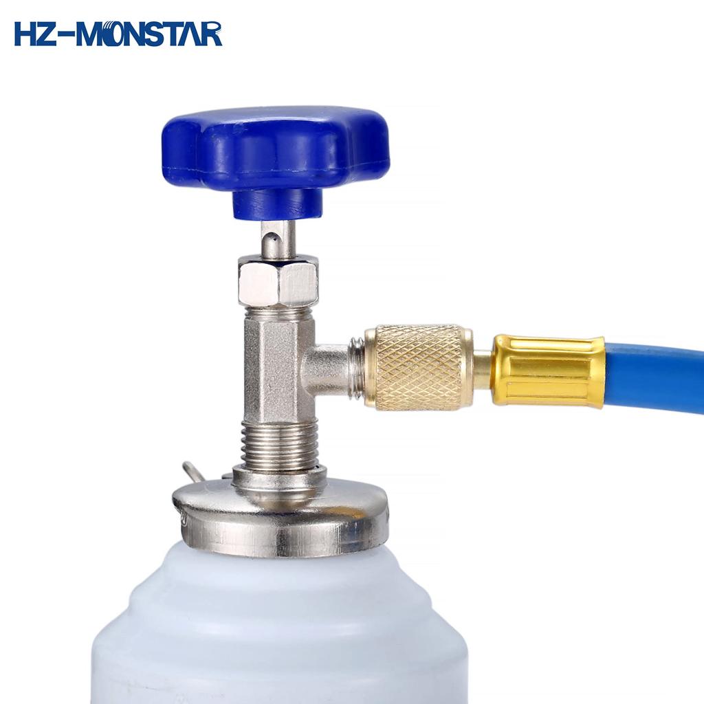 HZ-MONSTAR R12 R134a Car Air Conditioner Gas Charge Kit Air Conditioner Recharge Universal