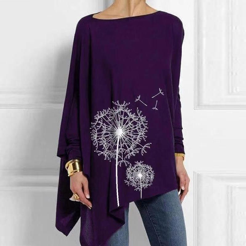 Bawełniane nieregularne damskie topy i bluzki Casual O Neck z długim rękawem Top damska tunika 2019 jesienno-wiosenna Plus rozmiar Blusas koszule