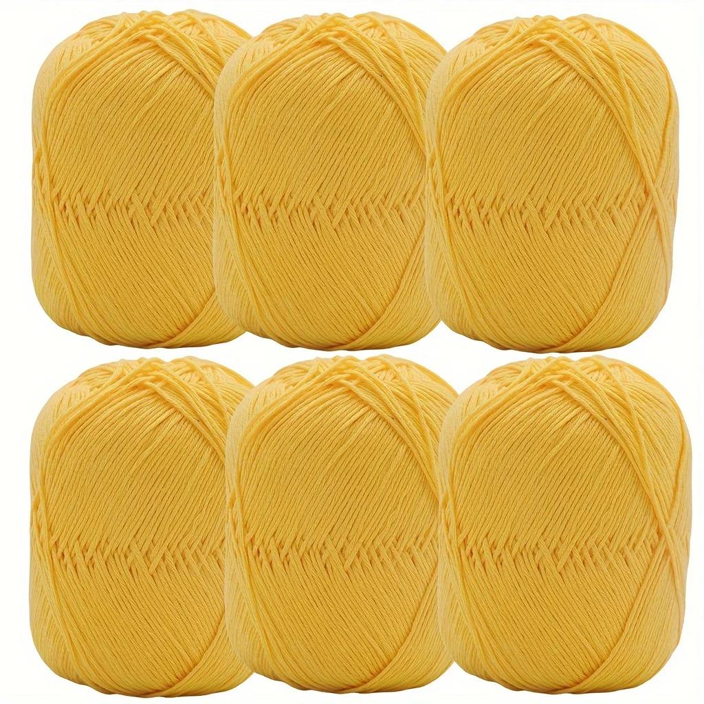 100% Cotton Yarn for Crocheting and Knitting, Medium-Weight DIY Craft Yarn for Sweaters,Scarves,Hats,Gloves - 50g/170m Per Skein