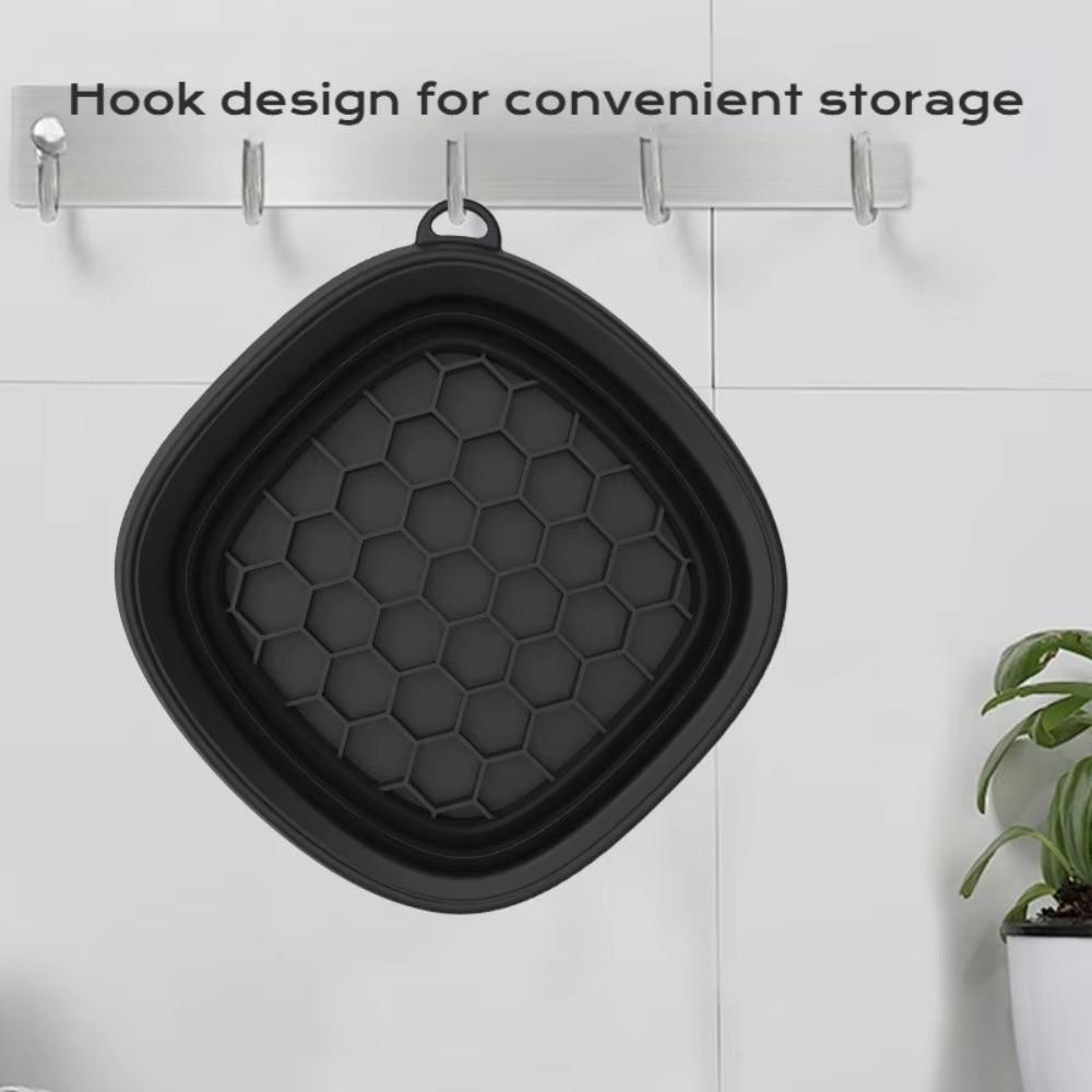 Built-in Ice Tray Portable Ice Basin Foldable Skincare Washbasin Face Dipping Bowl  for Women Girls