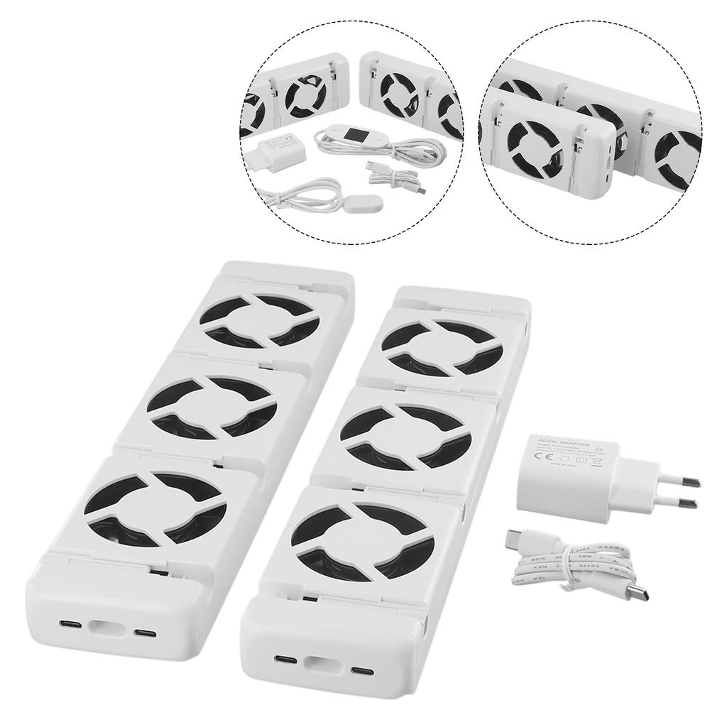 Radiator Fan Radiator Booster Extension Set Ventilator Fan Promote Hot Air Circulation Warm Home Automatic On Off 30x7x3cm