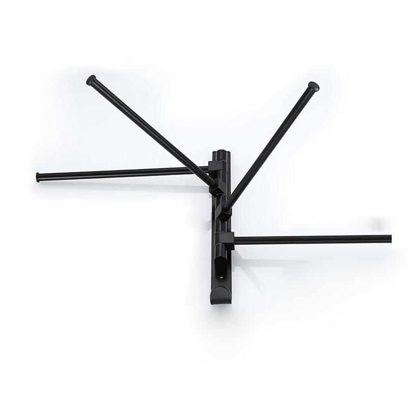 YIDASHANG No-Drill Space Aluminum Rotating Bathroom Towel Rack