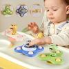 Montessori Bebek Banyo Oyuncakları Erkek Çocuklar için Banyo Spinner Enayi Vantuz Oyuncak Çocuklar için Komik Çocuk Dönen Çıngıraklar Diş Kaşıyıcınız