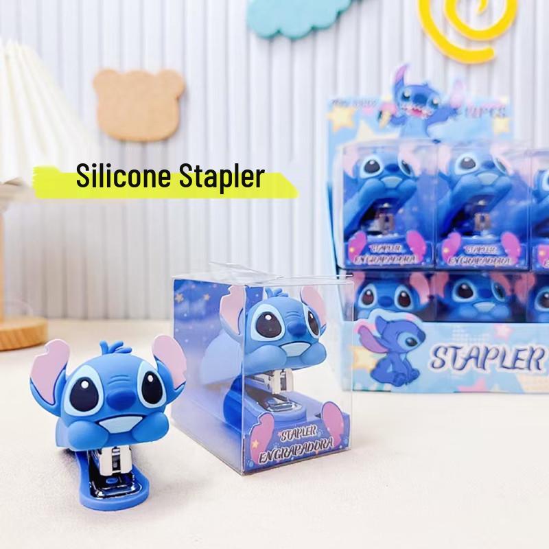 Silikonová sešívačka Lilo & Stitch: Kreativní kreslený design Malý vázací stroj