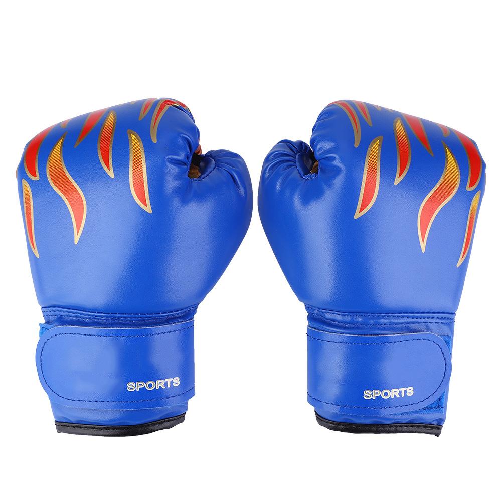 Kids Boxing Fighting Muay Thai Sparring Punching Kickboxing Grappling Sandbag Gloves Blue