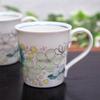 Waza no Kura Stylish Mug Pair Set Kutani Ware Hanahana Pottery Luxury Brand Tableware Made in Japan