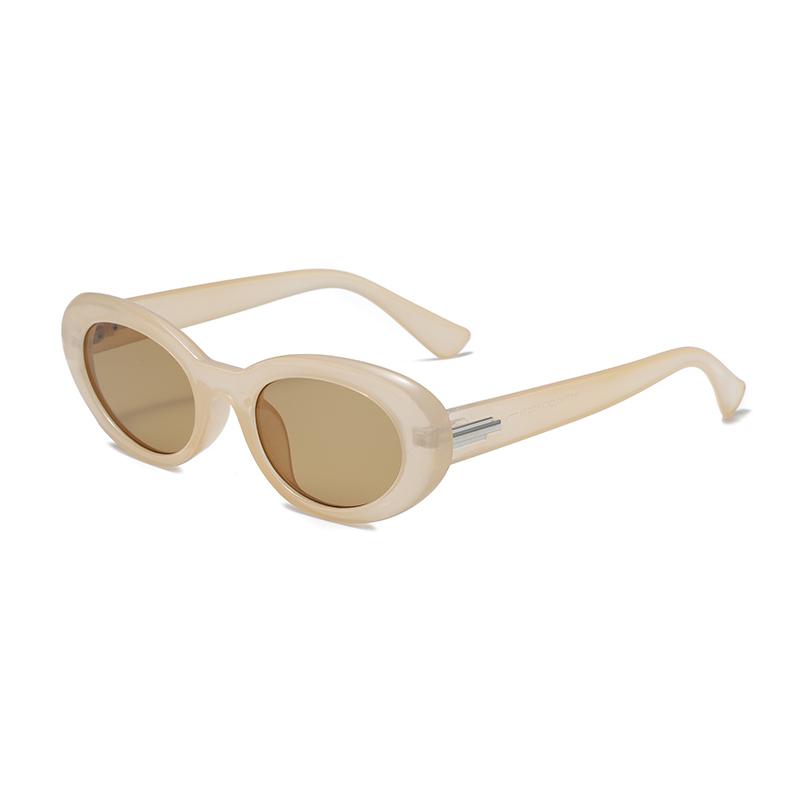 Retro Fashion Oval Sun Glasses Women Men Vintage Simple Sunglasses Outdoor Driving Shades Lady Man Protective Glasses UV400