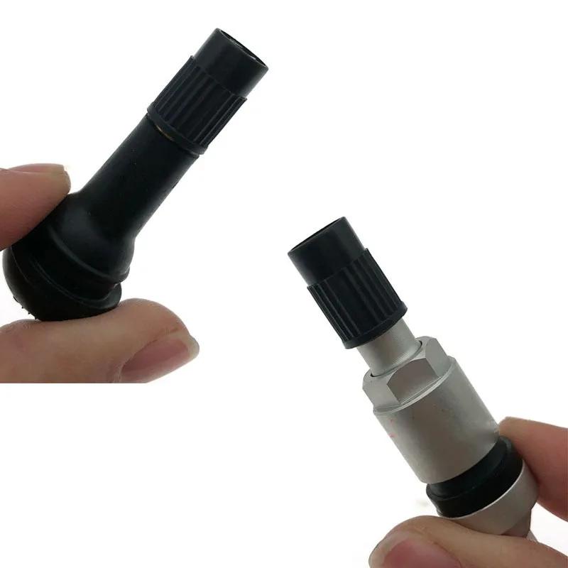 50PCS Plastic Vacuum Tyre Valve Caps Car Tyre Dust Caps Valve Caps with Rubber Seals Universal Type Car Accessories