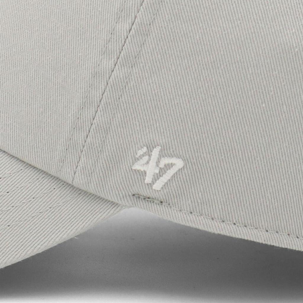 Brand Cap Clean Up MLB Logo New York Yankees Gray Free 47 Clean Up '47