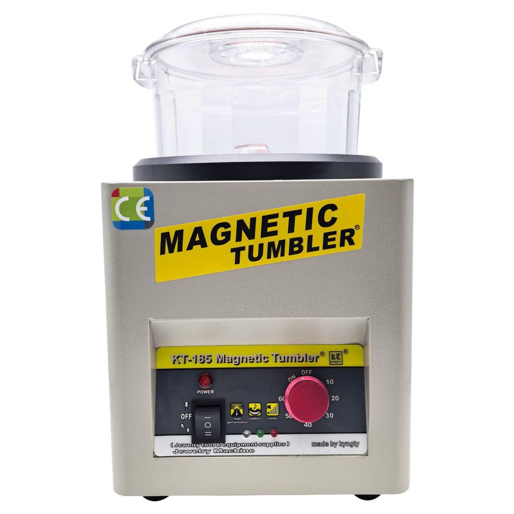 KT185 Magnetischer Polierer für Rost, Entgraten, Schmuckreinigung, Fleckenentfernung und Präzisionsmetallschleifen und Polieren