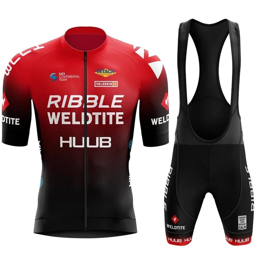 Cycling Equipment Men's Mtb Clothing Jersey  Clothes Sports Set Tricuta Pro 2022 Professional Shirt Bib Pants Gel